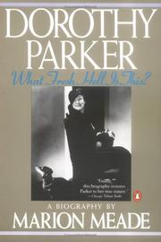 Cover of Dorothy Parker by Marion Meade