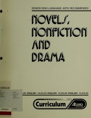 Cover of Senior high language arts recommended by Alberta. Curriculum Branch