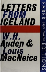 Front cover of Letters from Iceland by W. H. Auden