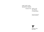 Cover of Karl-Otto Apel: Selected Essays by Karl-Otto Apel