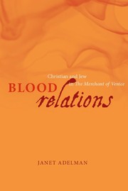 Cover of Blood Relations by Janet Adelman
