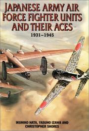 Front cover of Japanese Army Air Force fighter aces, 1931-45 by Ikuhiko Hata