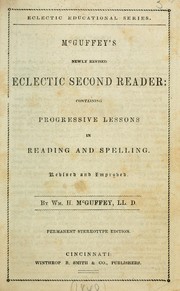 Cover of McGuffey's newly revised eclectic second reader by Irving Engel