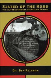 Front cover of Sister of the road by Box-Car Bertha