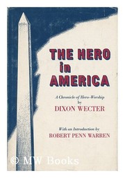 Front cover of The hero in America by Dixon Wecter