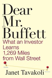 Cover of Dear Mr. Buffett by Janet M. Tavakoli