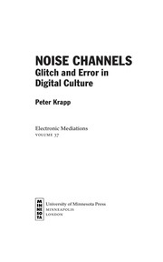 Cover of Noise channels by Peter Krapp