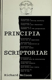 Cover of Principia scriptoriae by Richard Nelson