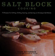 Cover of Salt block cooking by Mark Bitterman