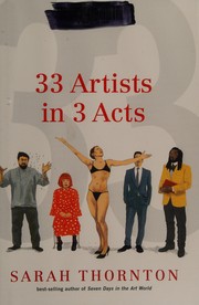 Front cover of 33 artists in 3 acts by Sarah Thornton