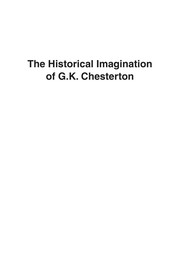 Front cover of The historical imagination of G.K. Chesterton by Joseph R. McCleary