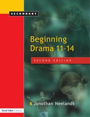 Front cover of Beginning drama 11-14 by Jonothan Neelands