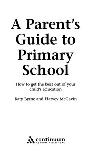 Cover of Parent's Guide to Primary School by Katy Byrne