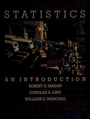 Cover of Statistics by Robert Deward Mason
