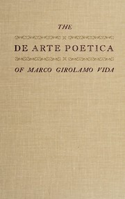 Cover of The De arte poetica of Marco Girolamo Vida by Marco Girolamo Vida