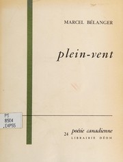 Cover of Plein-vent by Bélanger, Marcel