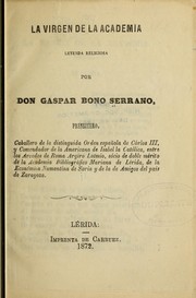 Front cover of La Virgen de la academia by Gaspar Bono Serrano