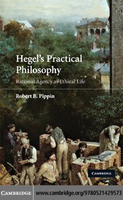 Cover of Hegel's practical philosophy by Robert B. Pippin