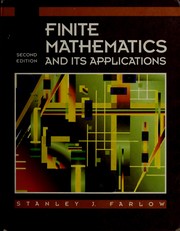 Cover of Finite mathematics and its applications by Stanley J. Farlow