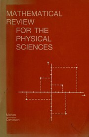 Cover of Mathematical review for the physical sciences by Jerry B. Marion