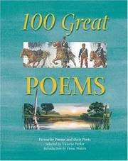 Front cover of 100 Great Poems by Victoria Parker