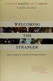 Front cover of Welcoming the stranger by Matthew Soerens