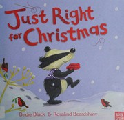Front cover of Just right for Christmas by Birdie Black