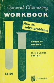 Cover of general chemistry woorbook by Willis Conway Pierce