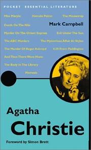 Front cover of The pocket essential Agatha Christie by Mark Campbell