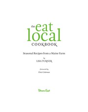 Front cover of The eat local cookbook by Lisa Turner