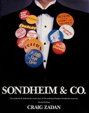 Cover of Sondheim & Co by Craig Zadan