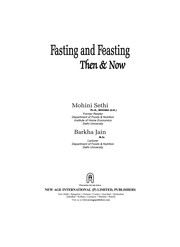 Cover of Fasting and feasting by Mohini Sethi