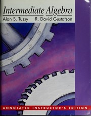 Front cover of Intermediate algebra by Alan S. Tussy