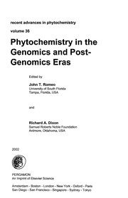Cover of Phytochemistry in the genomics and post-genomics eras by Phytochemical Society of North America. Meeting