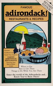 Cover of Famous Adirondack! restaurants & recipes by Sue Schildge
