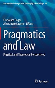Cover of Pragmatics and Law by Francesca Poggi