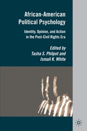 Front cover of African-American political psychology by Tasha S. Philpot