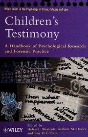 Cover of Children's testimony by Ray Bull
