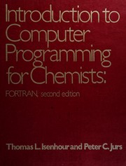 Cover of Introduction to computer programming for chemists by Thomas L. Isenhour