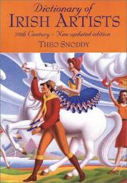 Front cover of Dictionary of Irish Artists by Theo Snoddy