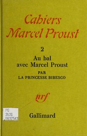 Cover of Au bal avec Marcel Proust by Marthe Bibesco