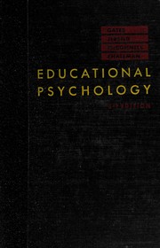 Cover of Educational psychology by Arthur I. Gates
