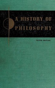 Front cover of A History of philosophy. -- by Benjamin Apthorp Gould Fuller
