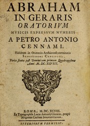 Cover of Abraham in Geraris by Unknown