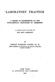 Cover of Laboratory Practice: A Series of Experiments on the Fundamental Principles of Chemistry : a .. by Josiah Parsons Cooke