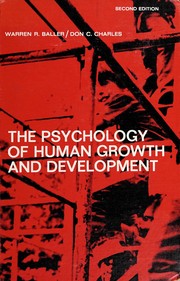 Front cover of The psychology of human growth and development by Warren Robert Baller