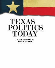 Cover of Texas politics today by William Earl Maxwell