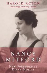 Cover of Nancy Mitford by Harold Acton