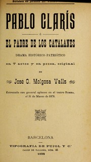 Cover of Pablo Clari s, o, El padre de los catalanes by Josep Oriol Molgosa