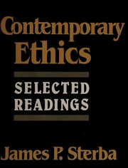 Cover of Contemporary ethics by James P. Sterba